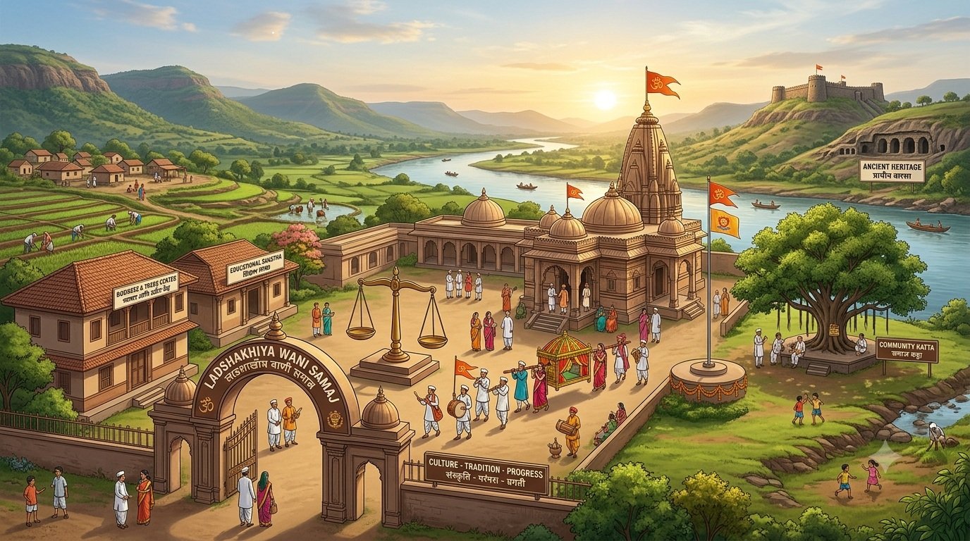 लाडशाखीय वाणी समाजाचा इतिहास
